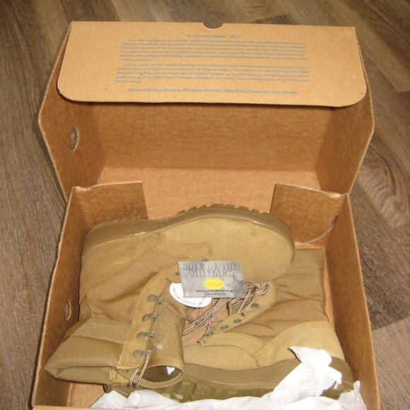 McRae Mil-Spec Hot Weather Steel-toe Boot in Coyote USA Made main image 6